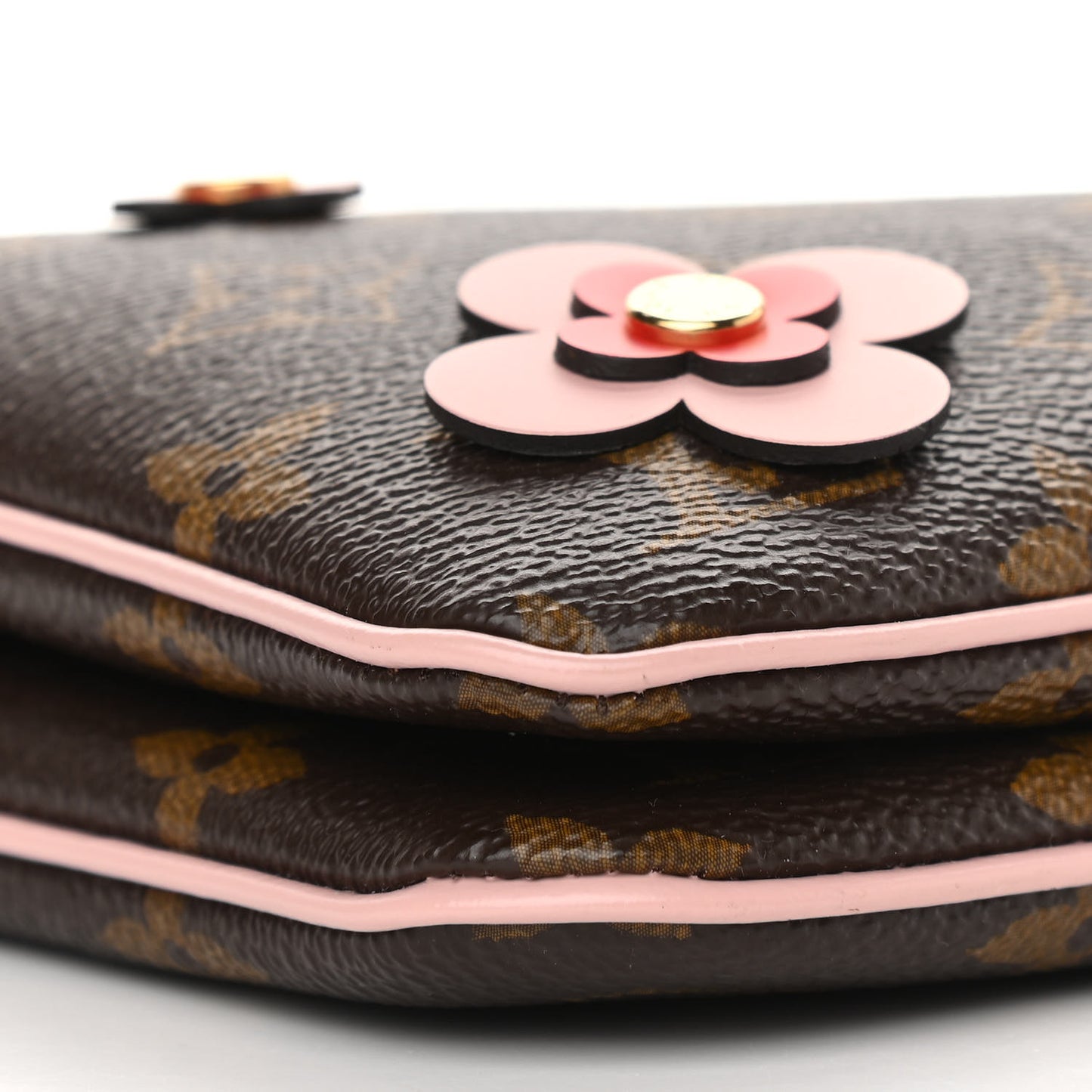 Monogram Blooming Flowers Double Zip Pochette