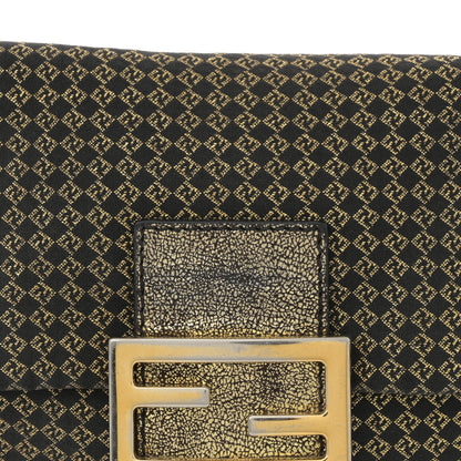 Fendi Micro Zucchino Forever Mini Mama Baguette Black Gold 7 of 10