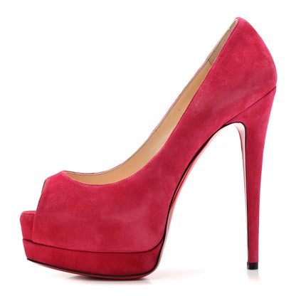Christian Louboutin Suede Palais Royal 140 Pumps 36 Fuschia 1 of 11
