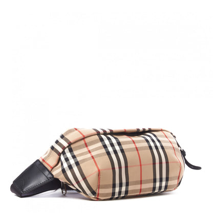 Burberry Nylon Vintage Check Medium Sonny Bum Bag Archive Beige Black 4 of 8
