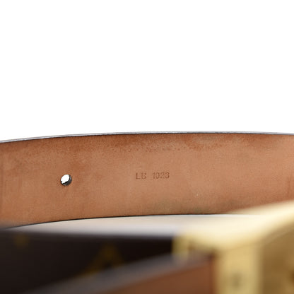 Louis Vuitton Monogram Ceinture Belt Gold Buckle 90 36 6 of 7