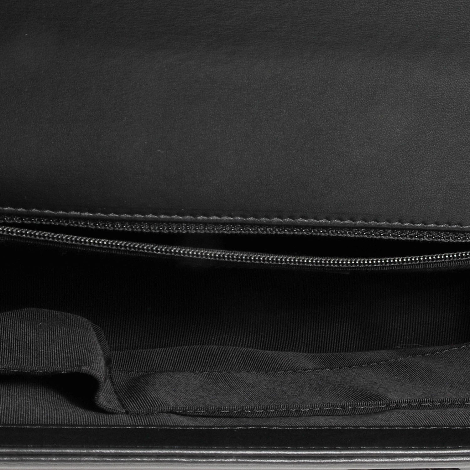 Chanel Calfskin Quilted Large Boy Flap Black 8 of 10