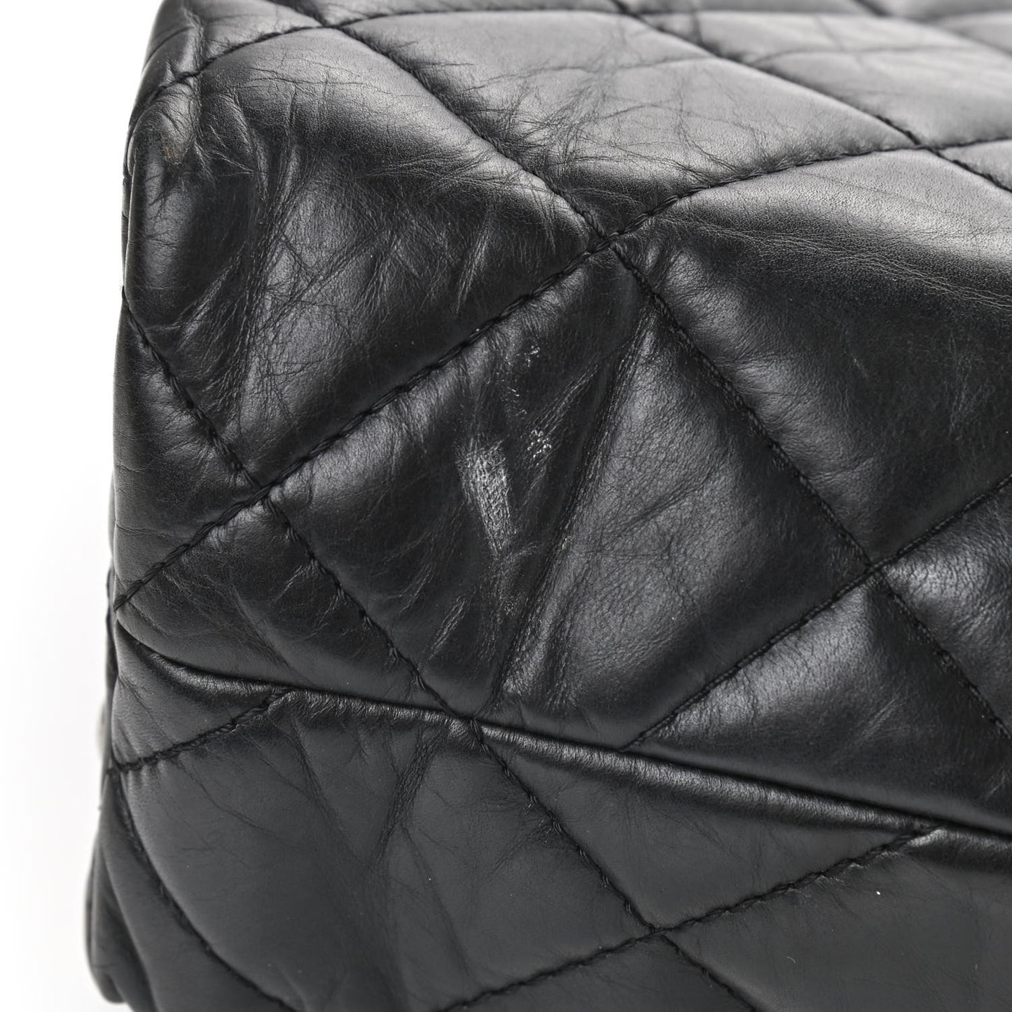 Aged Calfskin Reissue 2.55 Small Tote Black