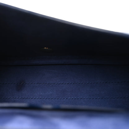 Christian Dior Box Calfskin Medium Bobby Flap Blue 5 of 10