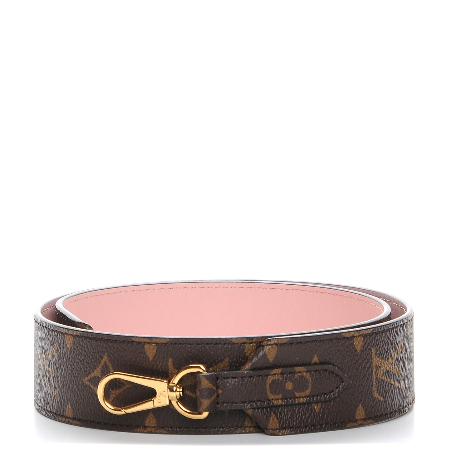 Monogram Bandouliere Shoulder Strap Rose Poudre
