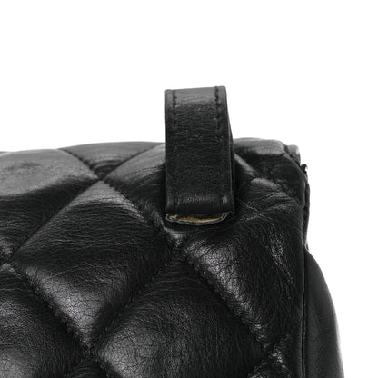 Chanel Lambskin Quilted Flap Waist Belt Bag Black 11 of 11