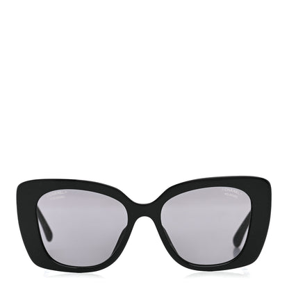 Chanel Acetate Strass Polarized Square Sunglasses 5422-B-A Black 2 of 8