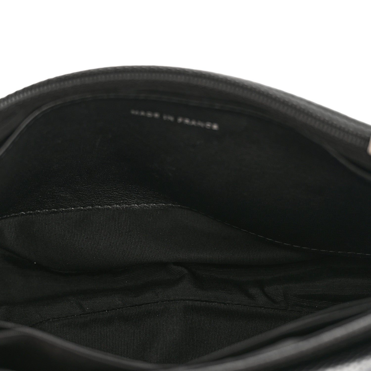 Chanel Caviar Half Moon Wallet On Chain WOC Black 6 of 14