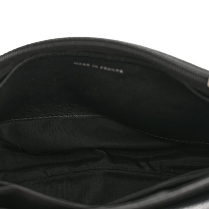 Chanel Caviar Half Moon Wallet On Chain WOC Black 6 of 14