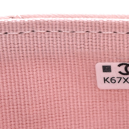 Chanel Calfskin Quilted Crystal CC Star Flap Wallet Light Pink 7 of 8