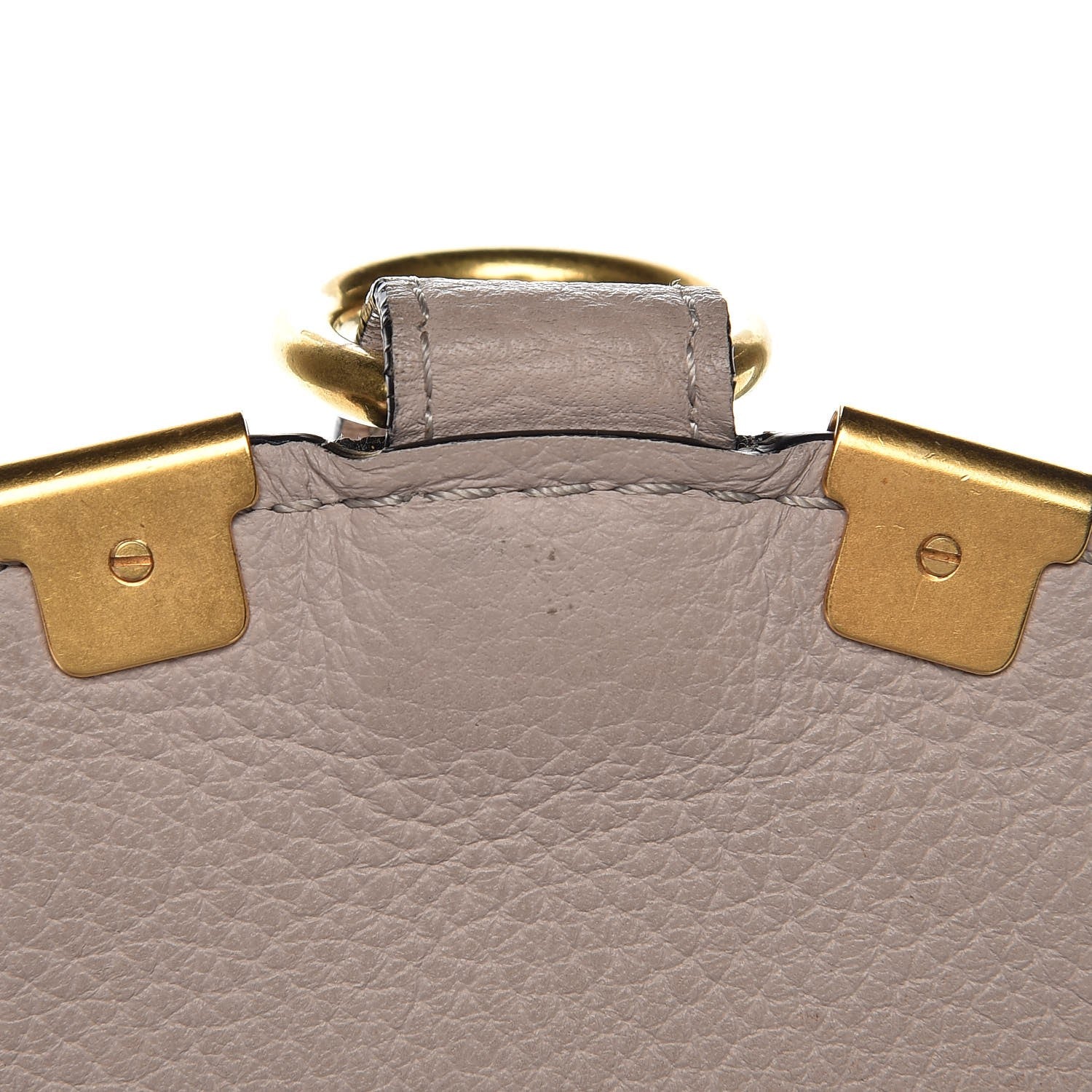Chloe Calfskin Mini Marcie Round Crossbody Bag Pastel Grey 11 of 14