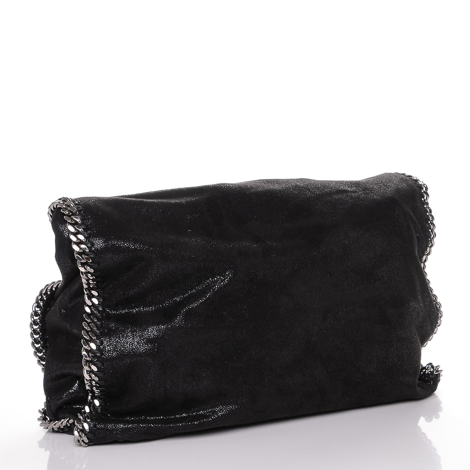 Stella McCartney Shaggy Deer Big Falabella Tote Black 3 of 7