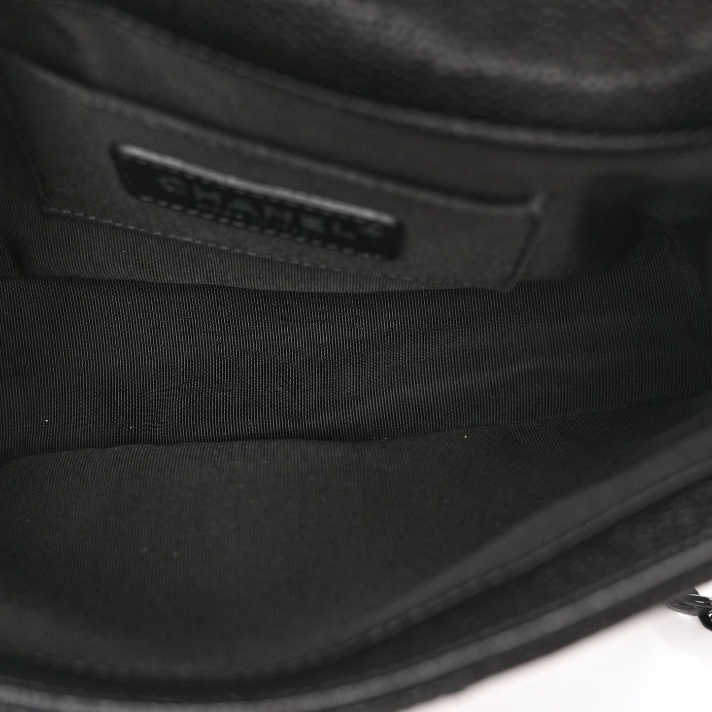Caviar Quilted Incognito Mini Square Flap Black
