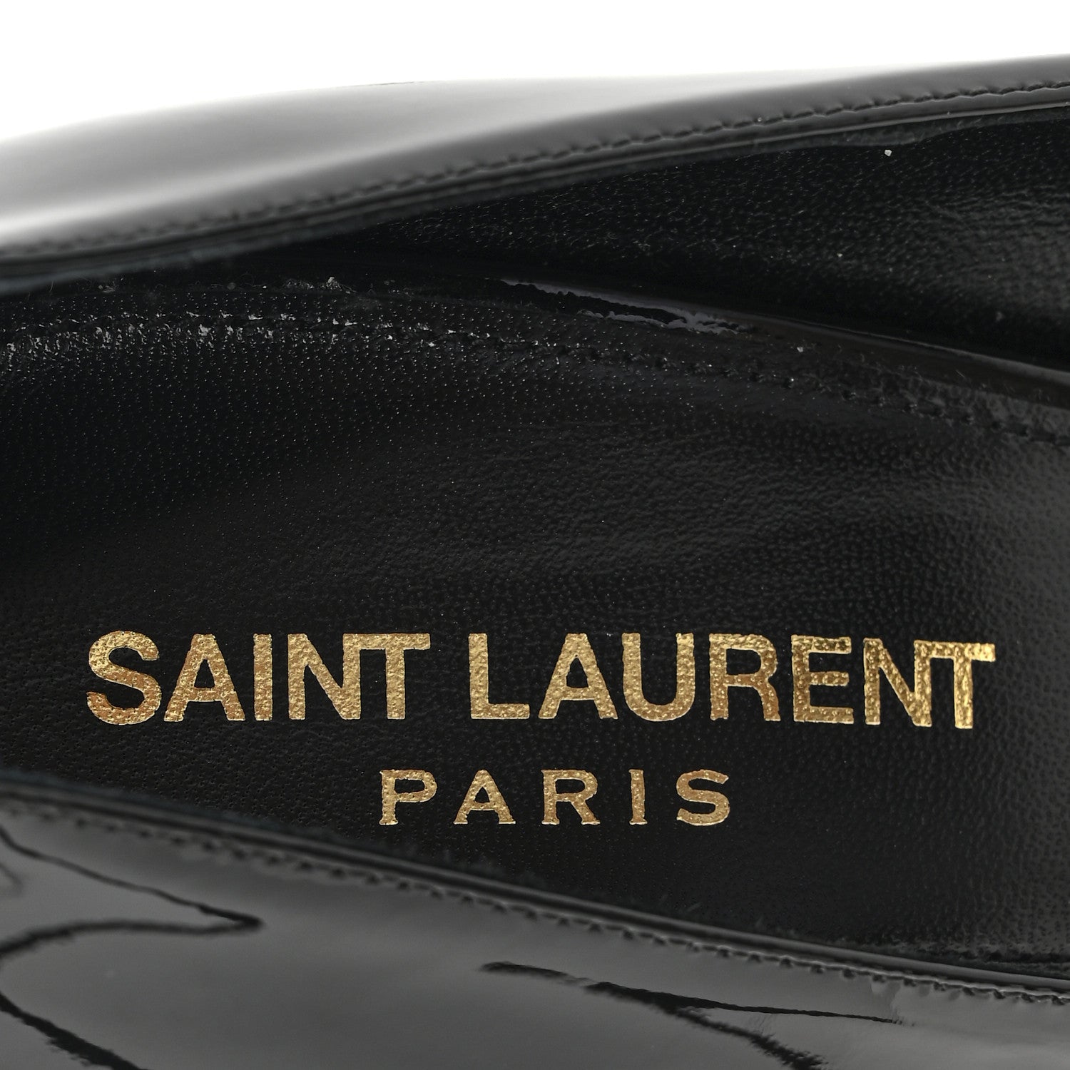 Saint Laurent Patent Opyum 85 Pumps 38 Black 8 of 10