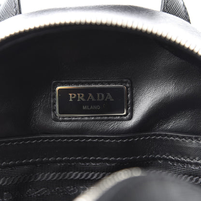 Prada Saffiano Sling Backpack Black 7 of 9
