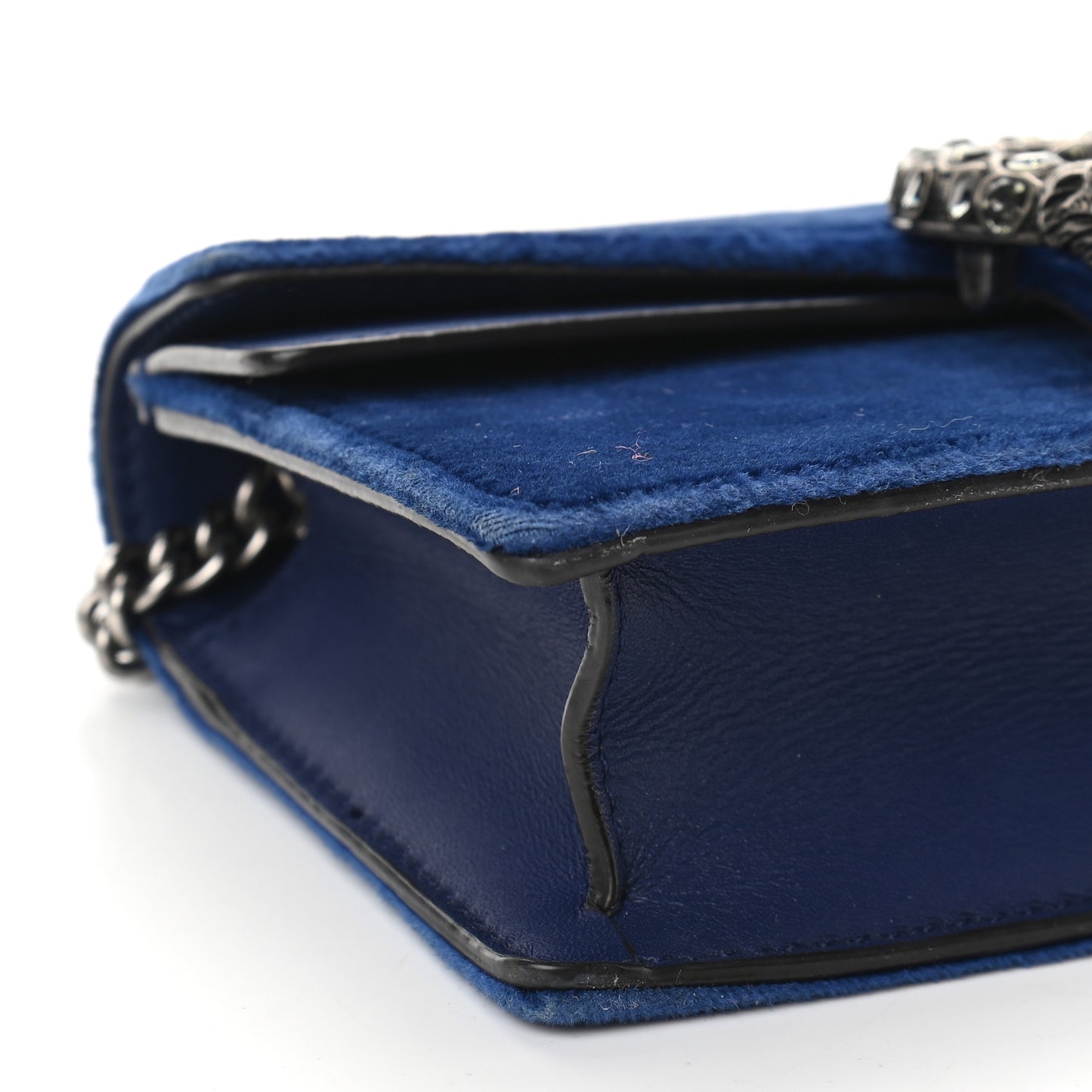 Velvet Super Mini Dionysus Shoulder Bag Cobalt