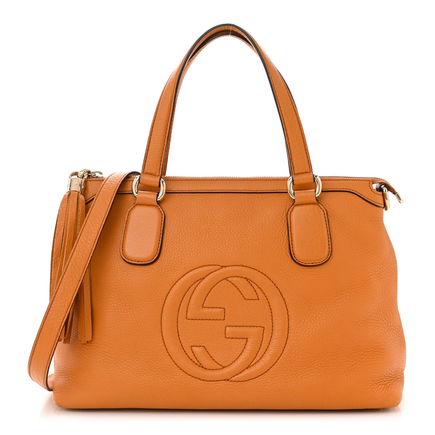 Cellarius Calfskin Small Soho Top Handle Satchel Curcuma