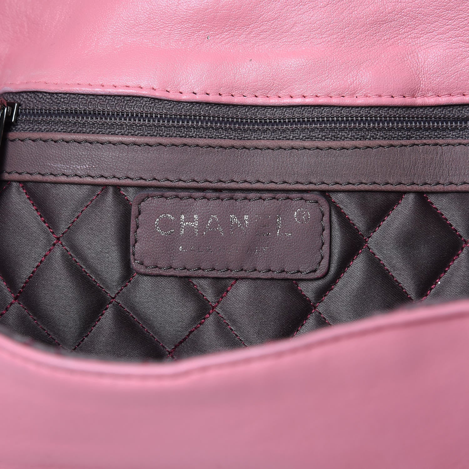 Chanel Lambskin Medium Madison Flap Pink 6 of 12