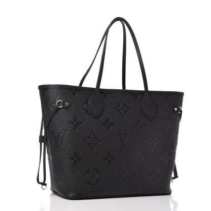 Louis Vuitton Empreinte Monogram Giant Neverfull MM Black 3 of 8
