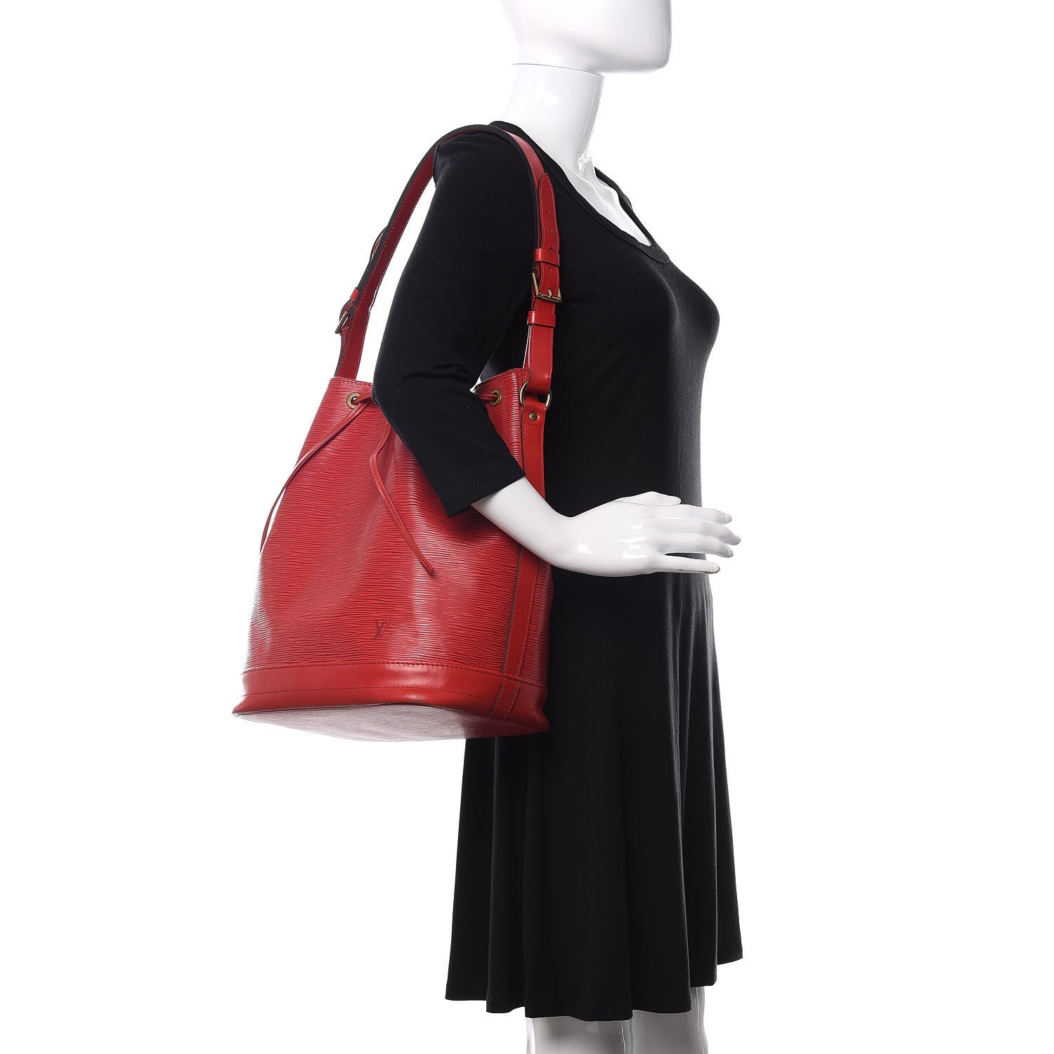 Louis Vuitton Epi Noe Castillan Red 2 of 15