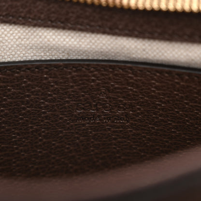 Gucci GG Supreme Monogram Textured Dollar Calfskin Web Small Ophidia GG Handbag Beige Ebony New Acero 6 of 10
