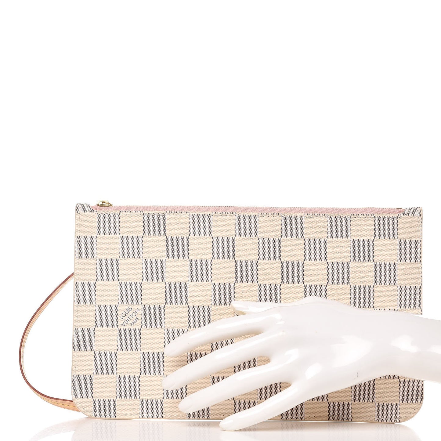 Damier Azur Neverfull MM GM Pochette Rose Ballerine