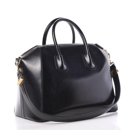Givenchy Shiny Lord Calfskin Medium Antigona Black 2 of 15