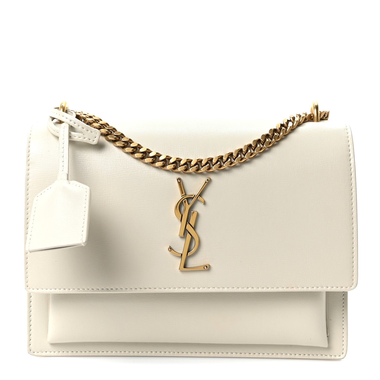 Saint Laurent Calfskin Medium Monogram Sunset Crema Soft 1 of 11