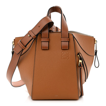 Loewe Grained Calfskin Small Hammock Shoulder Bag Tan 1 of 8