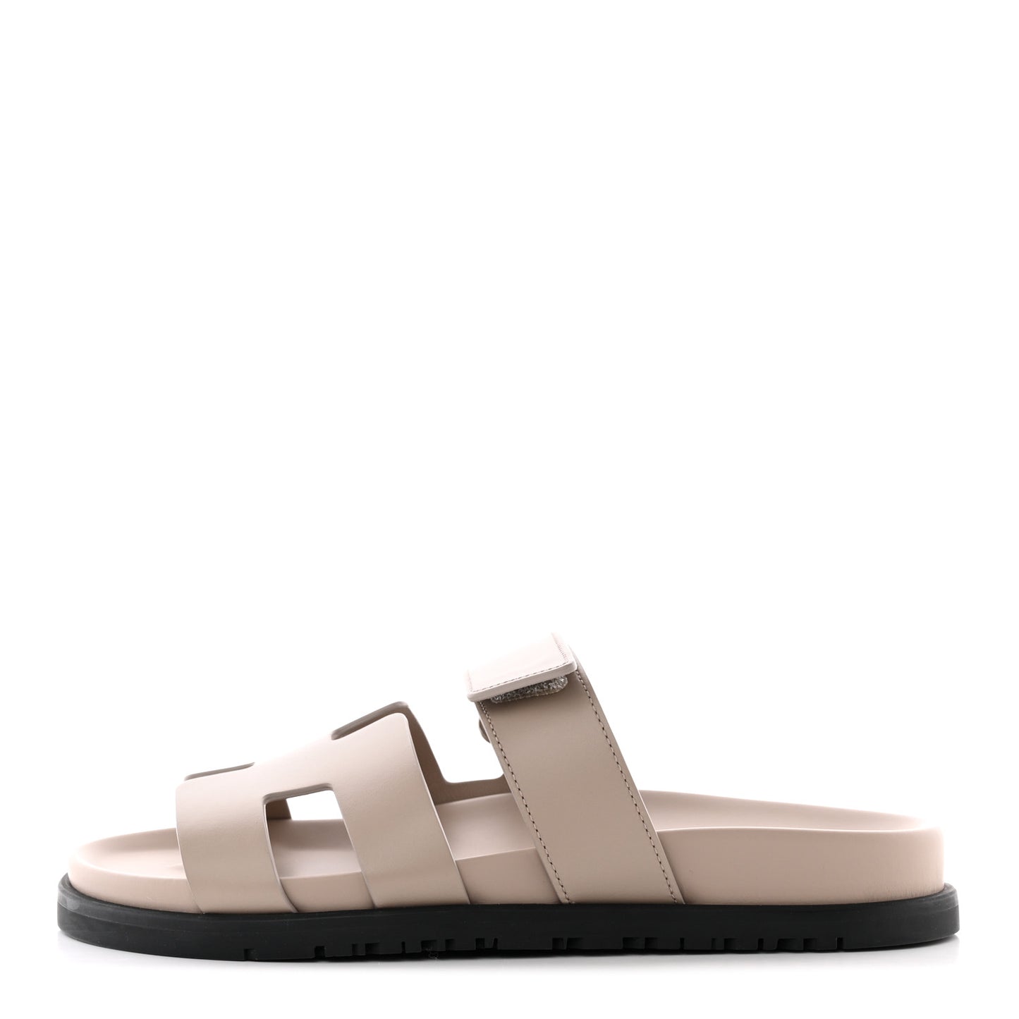 Calfskin Womens Chypre Sandals 36 Beige Mastic