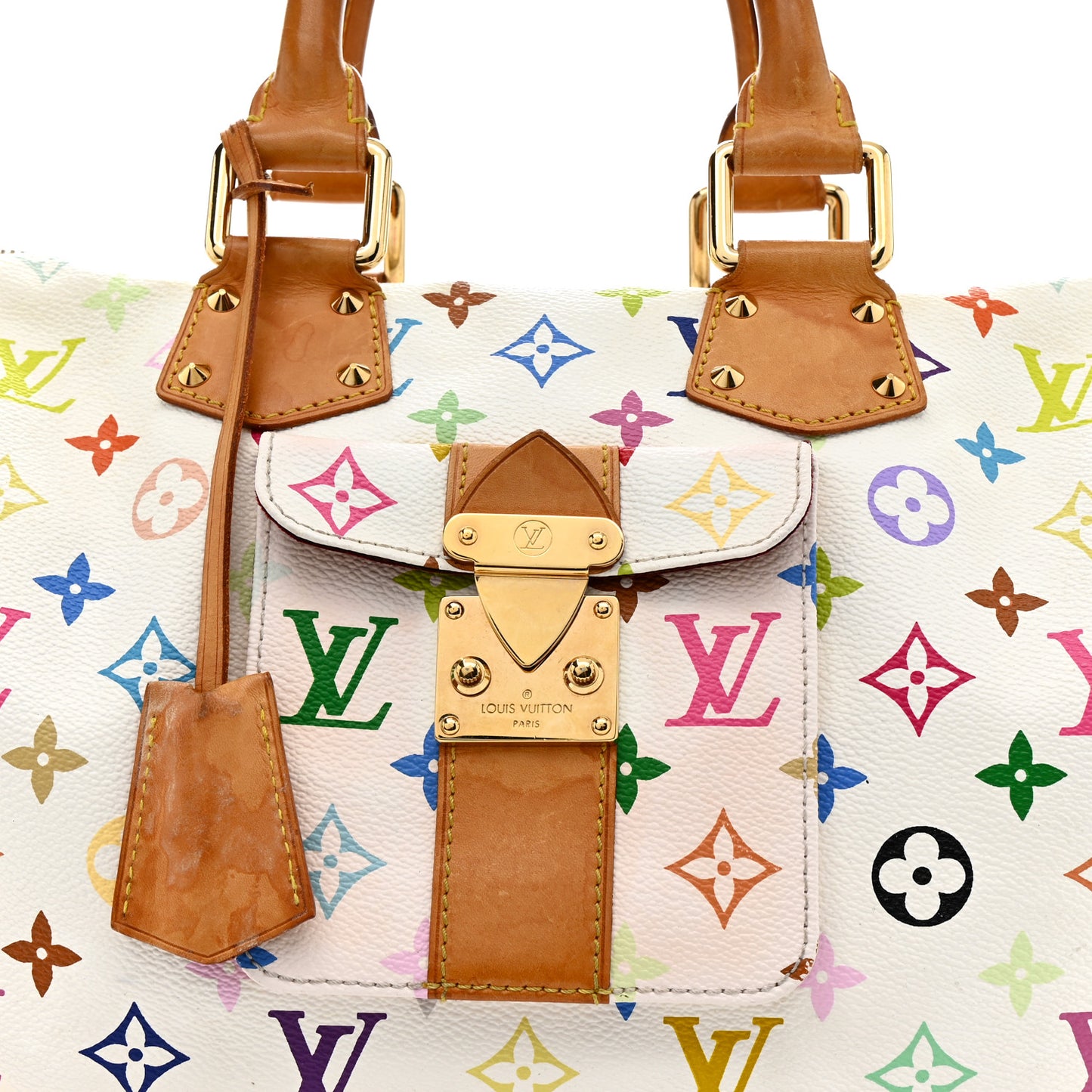 Monogram Multicolor Speedy 30 White