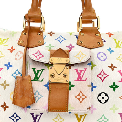 Louis Vuitton Monogram Multicolor Speedy 30 White 8 of 21