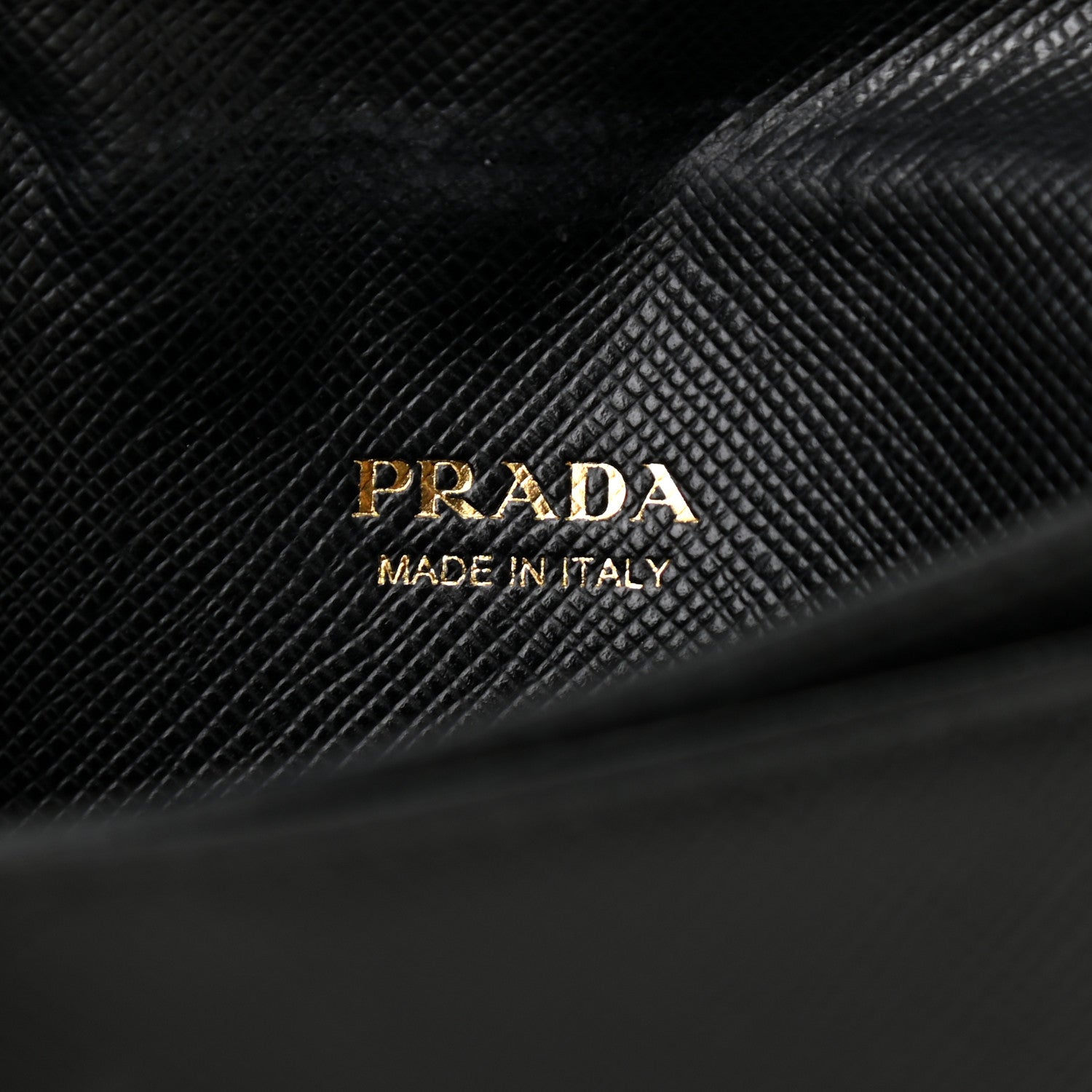 Prada Saffiano Metal Flap Wallet Black 8 of 15