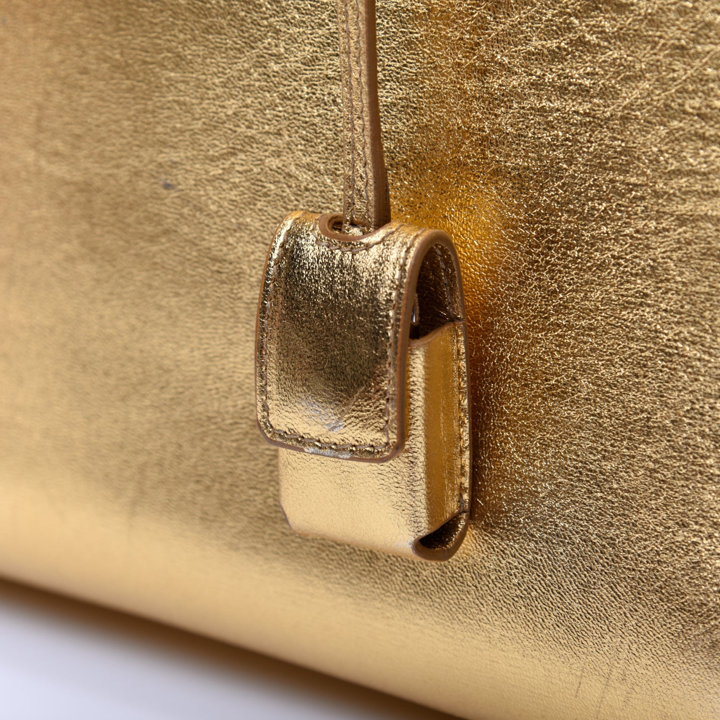 Metallic Calfskin Baby Sac De Jour Ciad