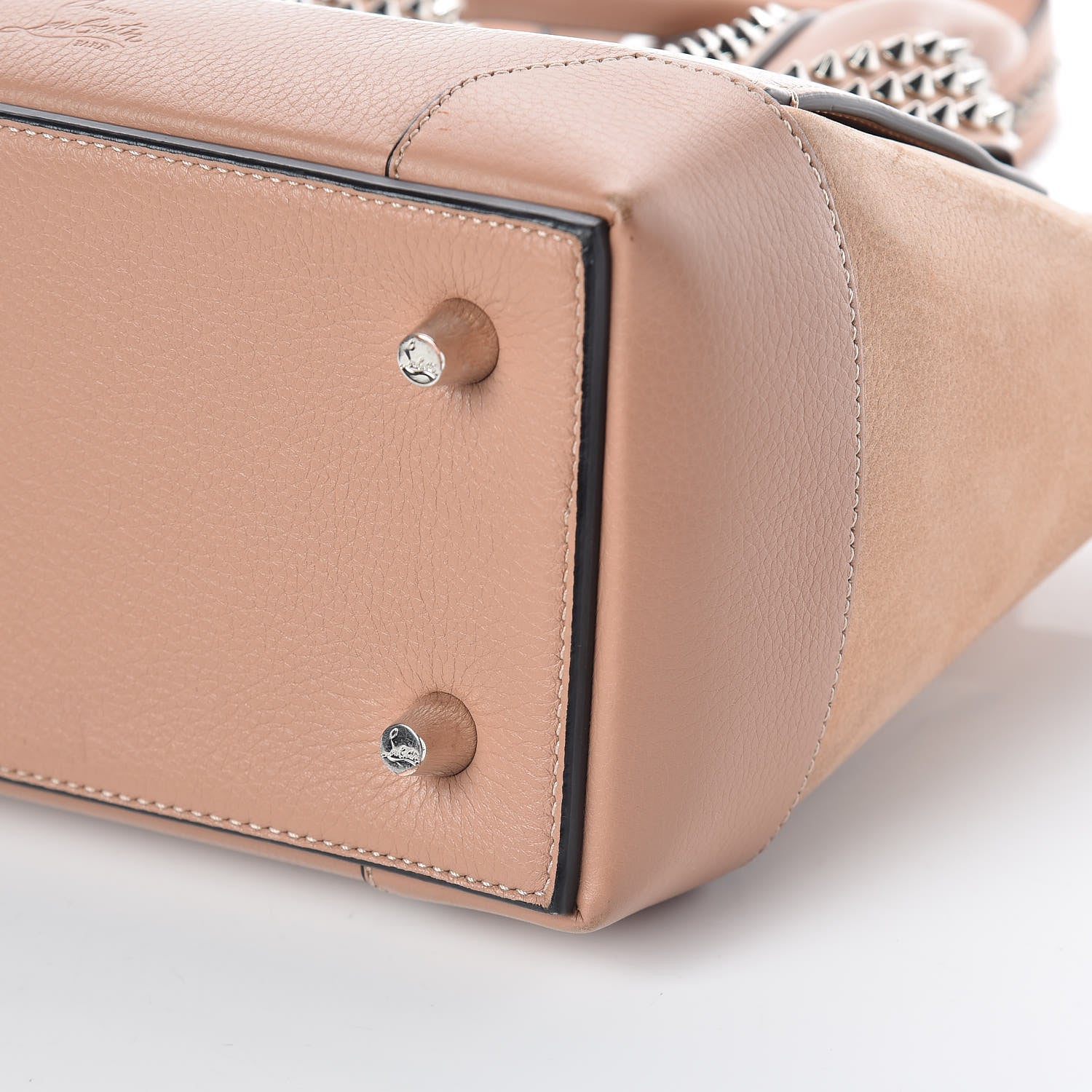 Christian Louboutin Calfskin Small Eloise Tote Nude 6 of 9