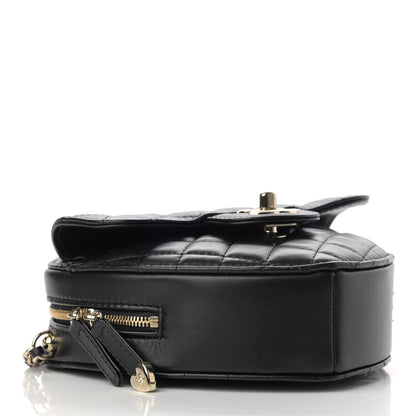 Chanel Lambskin Quilted CC In Love Heart Bag Black 4 of 12