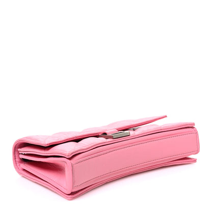 Balenciaga Crushed Calfskin Quilted XS Crush Chain Bag Sweet Pink 4 of 10