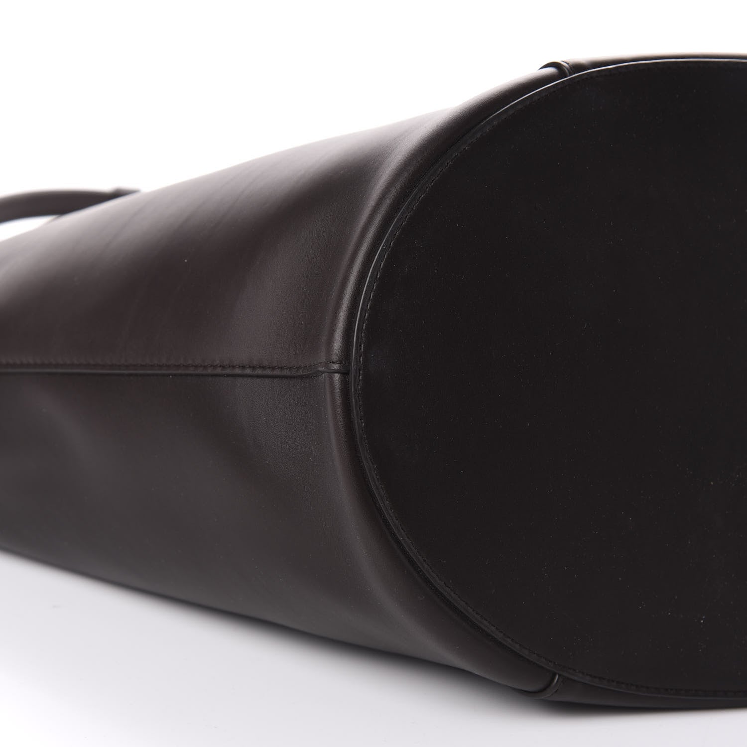 Bottega Veneta Smooth Calfskin Basket Tote Fondente 6 of 10