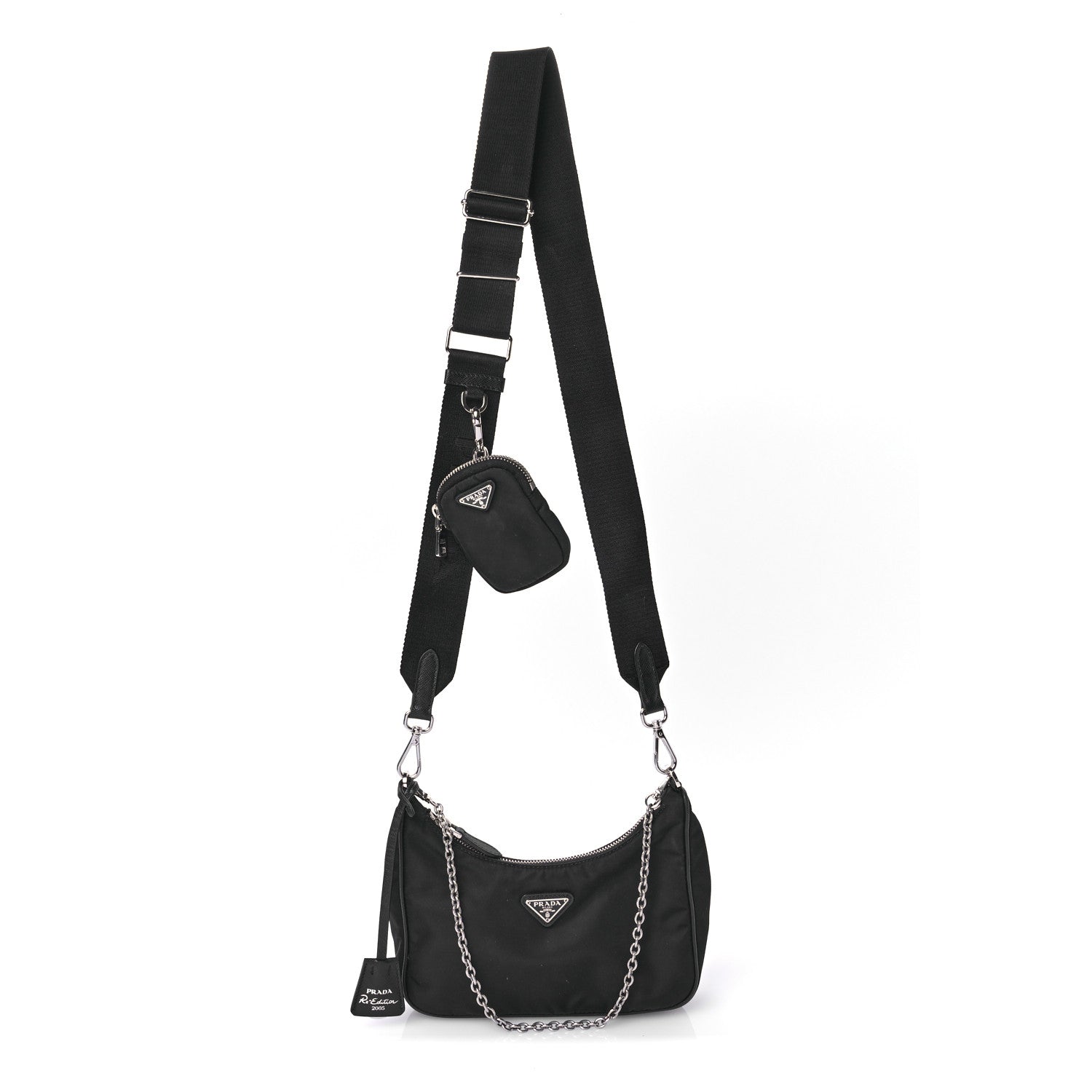 Prada Nylon Re-Edition 2005 Shoulder Bag Black 1 of 11
