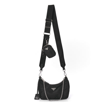 Prada Nylon Re-Edition 2005 Shoulder Bag Black 1 of 11