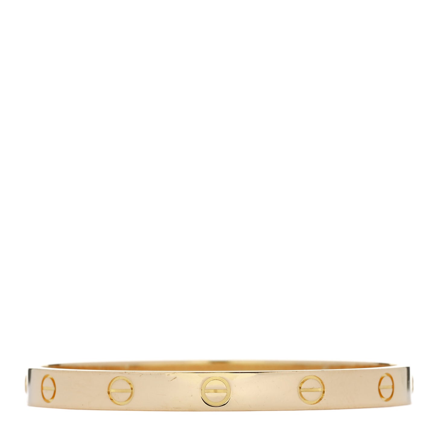18K Yellow Gold LOVE Bracelet 17