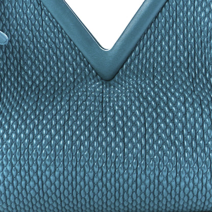 Bottega Veneta Lambskin Knit Large The Point Triangle Bag Mallard 7 of 10