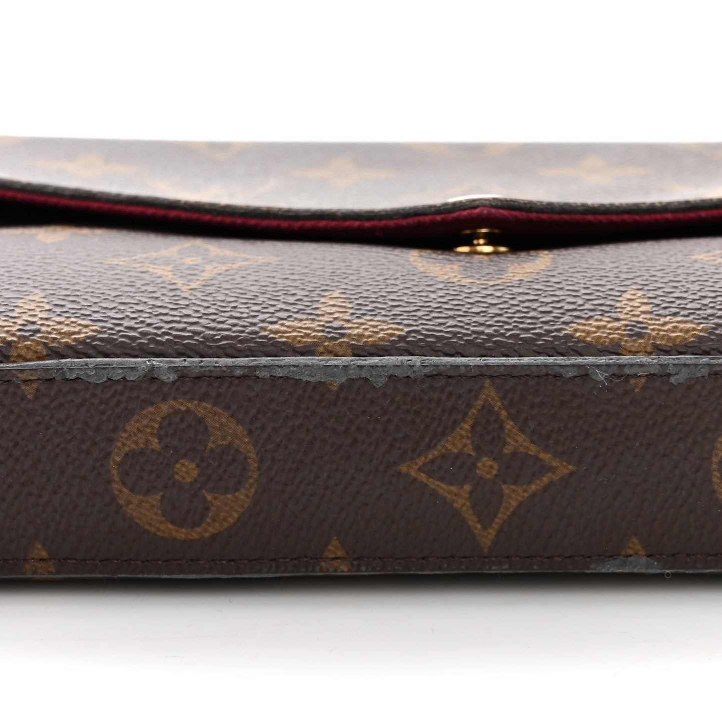 Monogram Pochette Felicie Chain Wallet Fuchsia