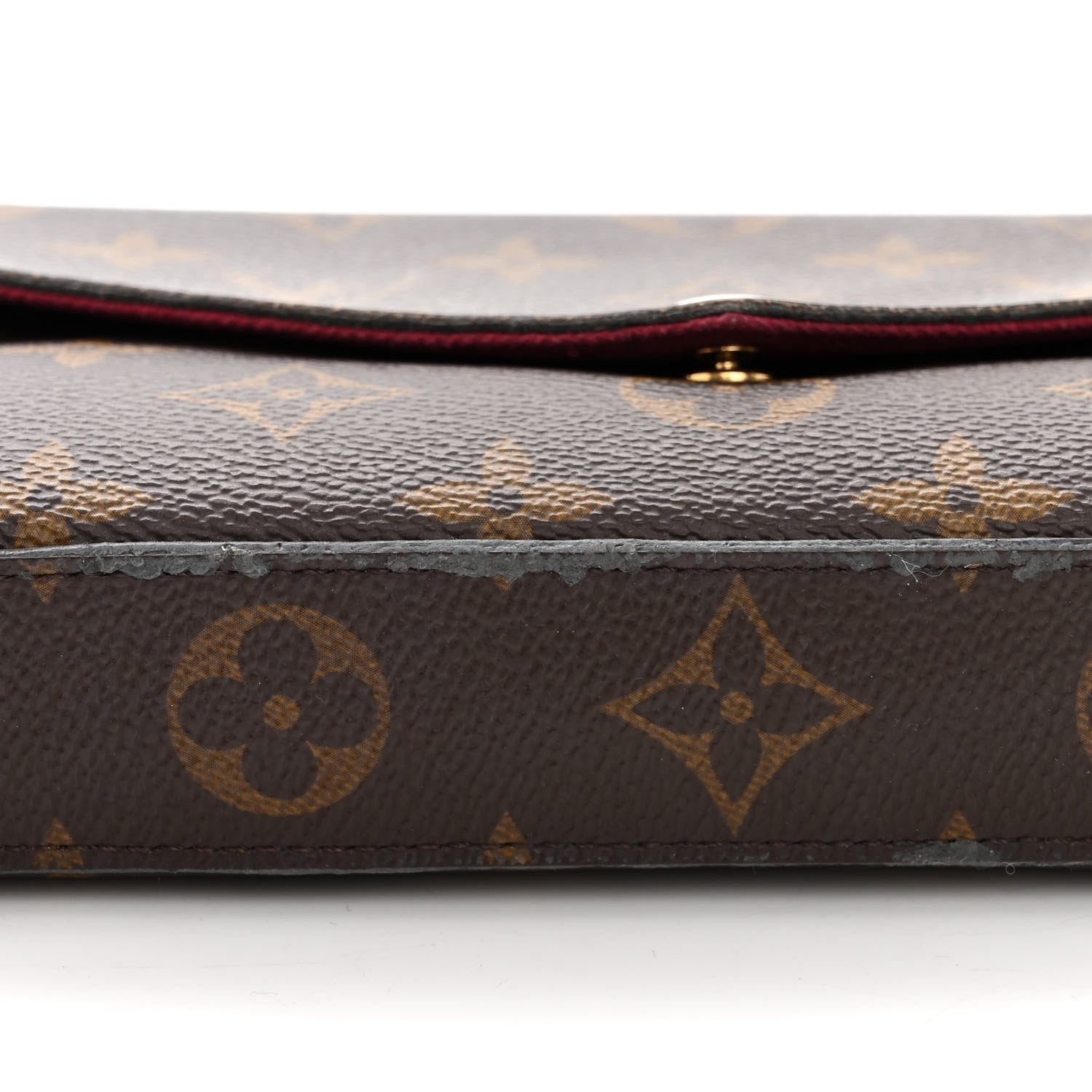 Louis Vuitton Monogram Pochette Felicie Chain Wallet Fuchsia 10 of 10