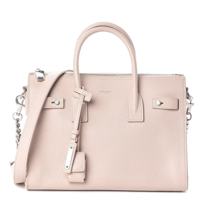 Saint Laurent Grained Calfskin Baby Sac De Jour Souple Marble Pink 1 of 9