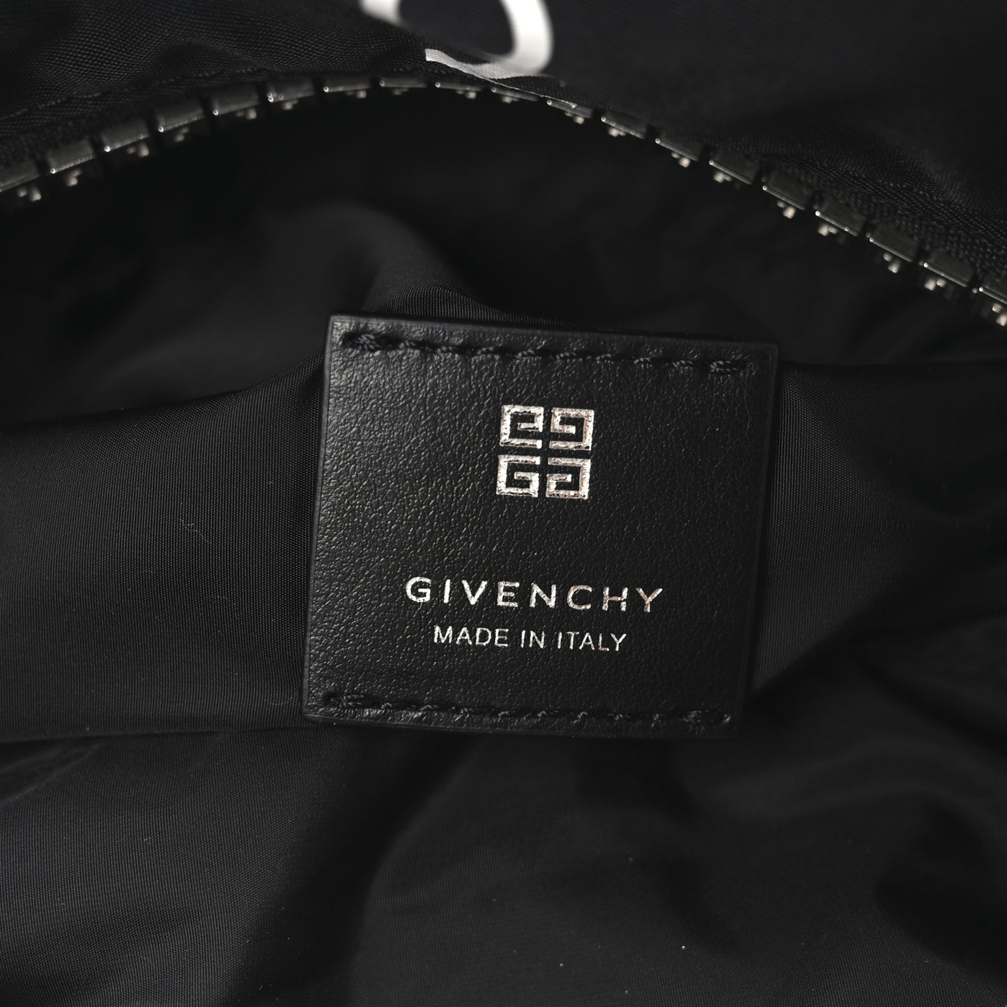 Nylon G-Zip Bum Bag Black