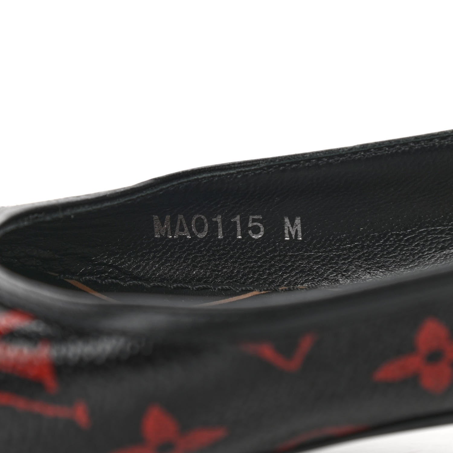 Louis Vuitton Monogram Infrarouge New Revival Ballerina Flats 37 Black 9 of 9