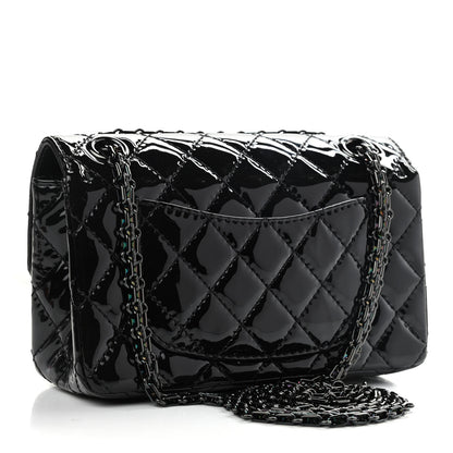 Chanel Patent Calfskin Quilted 2.55 Reissue Mini Flap So Black 3 of 11