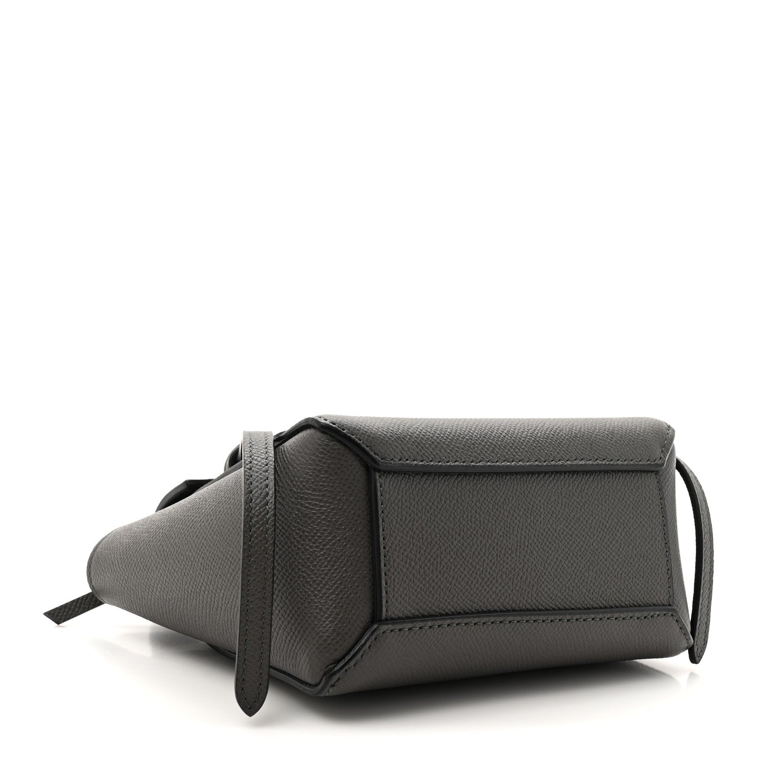 Celine Grained Calfskin Pico Belt Bag Grey 4 of 14