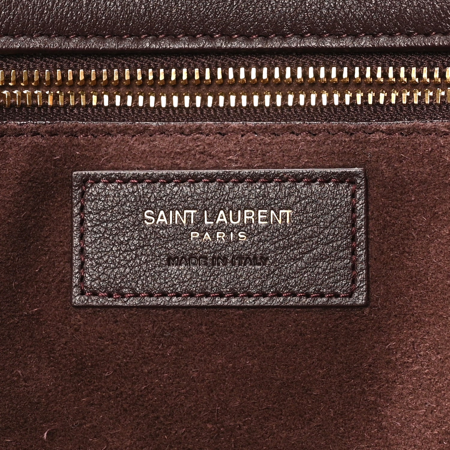 Saint Laurent Smooth Calfskin Le 5 A 7 Bea Tote Raisin 6 of 10